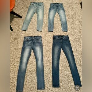 Bundle of 4 Express Denim Skinny Jeans